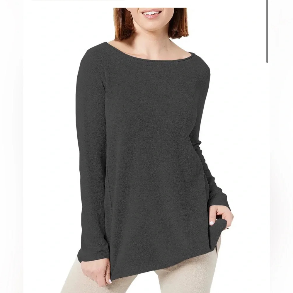 Barefoot Dreams Cozy Chic Ultra Light A Line Pullover Wave